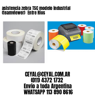 asistencia zebra TSC modelo industrial (teamviewer)  Entre Rios