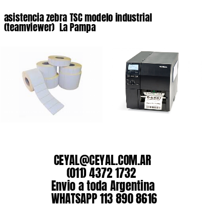 asistencia zebra TSC modelo industrial (teamviewer)  La Pampa