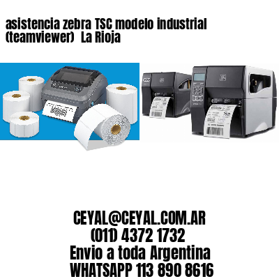 asistencia zebra TSC modelo industrial (teamviewer)  La Rioja