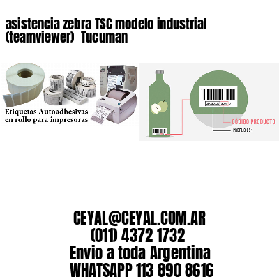 asistencia zebra TSC modelo industrial (teamviewer)  Tucuman