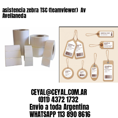 asistencia zebra TSC (teamviewer)  Av Avellaneda