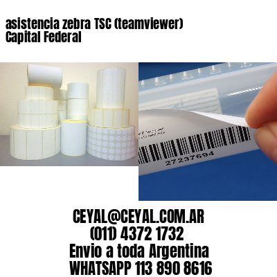asistencia zebra TSC (teamviewer)  Capital Federal