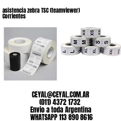 asistencia zebra TSC (teamviewer)  Corrientes