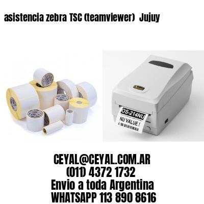 asistencia zebra TSC (teamviewer)  Jujuy