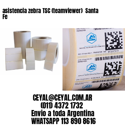 asistencia zebra TSC (teamviewer)  Santa Fe
