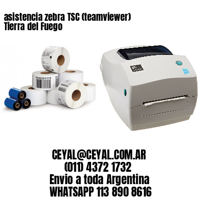 asistencia zebra TSC (teamviewer)  Tierra del Fuego