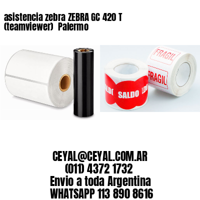 asistencia zebra ZEBRA GC 420 T (teamviewer)  Palermo