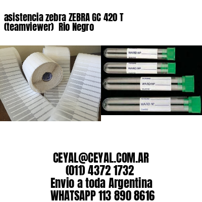 asistencia zebra ZEBRA GC 420 T (teamviewer)  Rio Negro