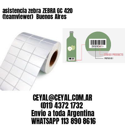 asistencia zebra ZEBRA GC 420 (teamviewer)  Buenos Aires