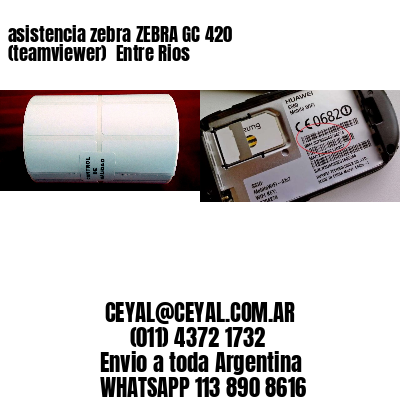 asistencia zebra ZEBRA GC 420 (teamviewer)  Entre Rios