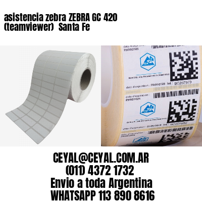 asistencia zebra ZEBRA GC 420 (teamviewer)  Santa Fe