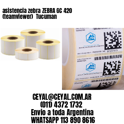 asistencia zebra ZEBRA GC 420 (teamviewer)  Tucuman