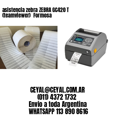 asistencia zebra ZEBRA GC420 T (teamviewer)  Formosa