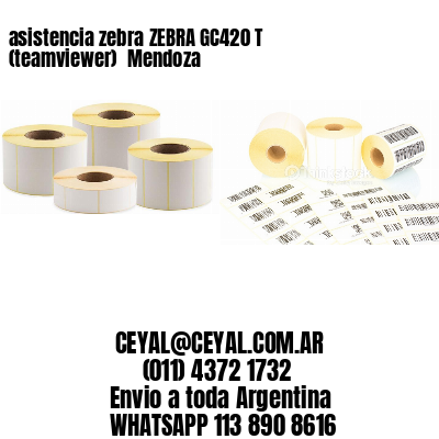 asistencia zebra ZEBRA GC420 T (teamviewer)  Mendoza
