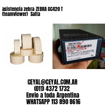 asistencia zebra ZEBRA GC420 T (teamviewer)  Salta