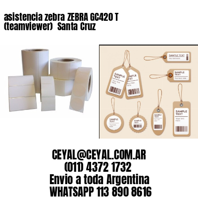 asistencia zebra ZEBRA GC420 T (teamviewer)  Santa Cruz