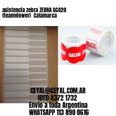 asistencia zebra ZEBRA GC420 (teamviewer)  Catamarca
