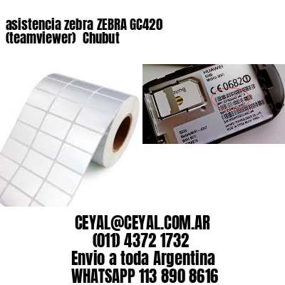 asistencia zebra ZEBRA GC420 (teamviewer)  Chubut