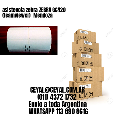 asistencia zebra ZEBRA GC420 (teamviewer)  Mendoza