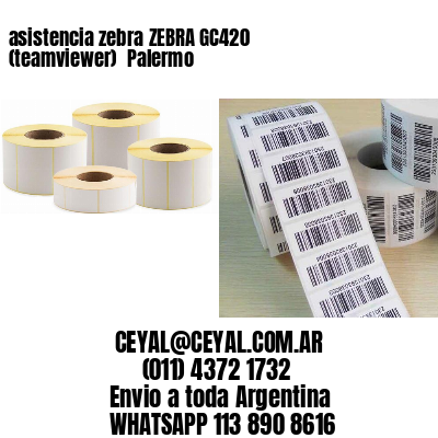 asistencia zebra ZEBRA GC420 (teamviewer)  Palermo