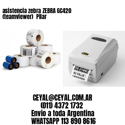 asistencia zebra ZEBRA GC420 (teamviewer)  Pilar