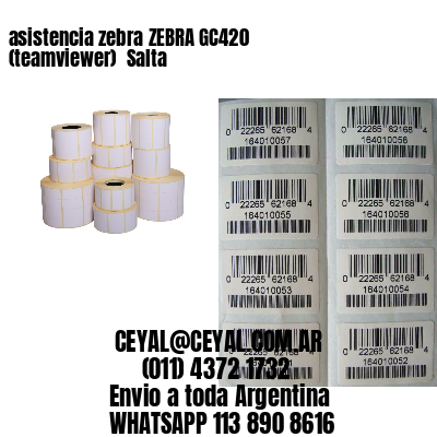 asistencia zebra ZEBRA GC420 (teamviewer)  Salta