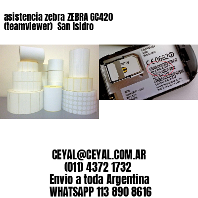 asistencia zebra ZEBRA GC420 (teamviewer)  San Isidro