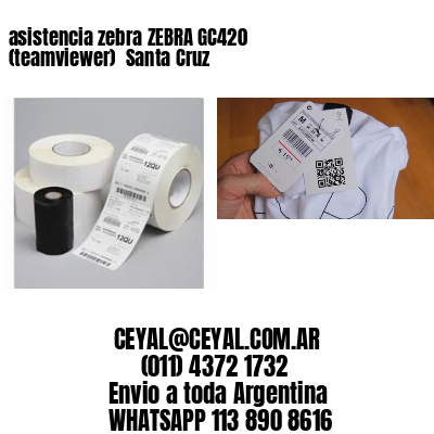 asistencia zebra ZEBRA GC420 (teamviewer)  Santa Cruz