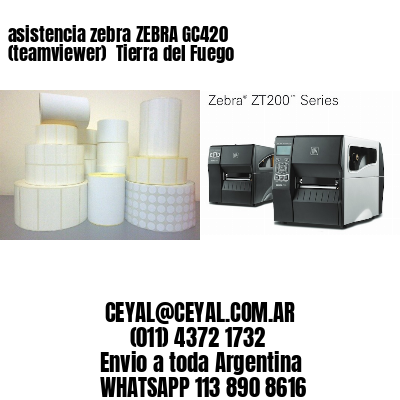 asistencia zebra ZEBRA GC420 (teamviewer)  Tierra del Fuego