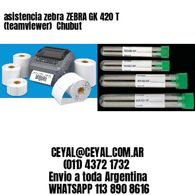 asistencia zebra ZEBRA GK 420 T (teamviewer)  Chubut