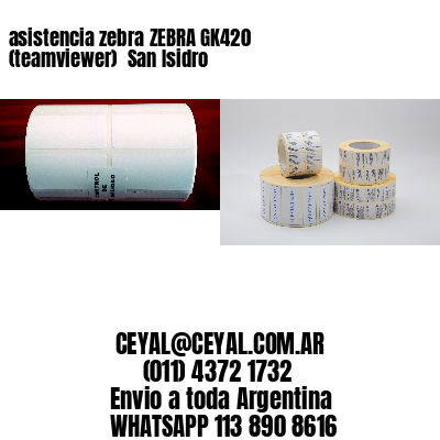 asistencia zebra ZEBRA GK420 (teamviewer)  San Isidro