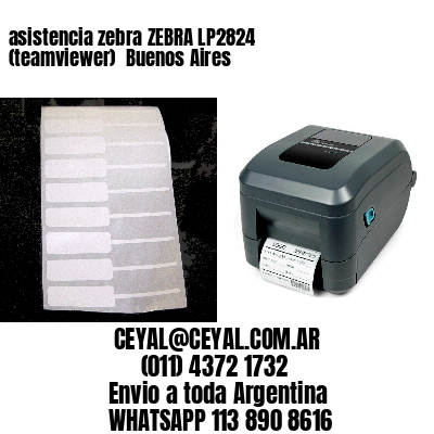 asistencia zebra ZEBRA LP2824 (teamviewer)  Buenos Aires