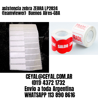 asistencia zebra ZEBRA LP2824 (teamviewer)  Buenos Aires-GBA