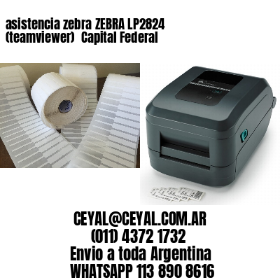 asistencia zebra ZEBRA LP2824 (teamviewer)  Capital Federal