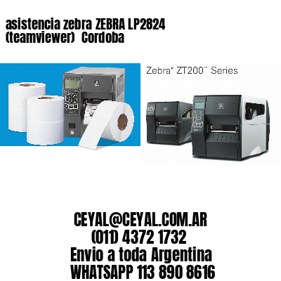 asistencia zebra ZEBRA LP2824 (teamviewer)  Cordoba