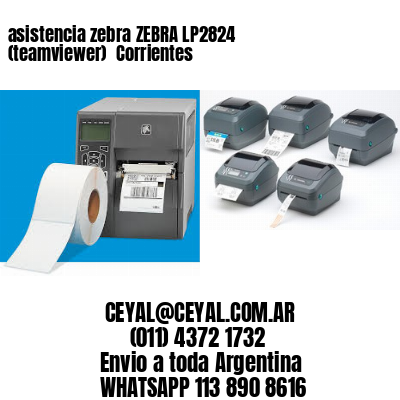 asistencia zebra ZEBRA LP2824 (teamviewer)  Corrientes