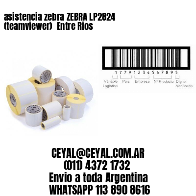 asistencia zebra ZEBRA LP2824 (teamviewer)  Entre Rios