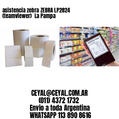 asistencia zebra ZEBRA LP2824 (teamviewer)  La Pampa