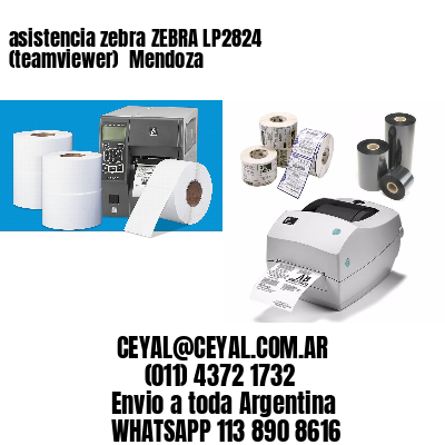 asistencia zebra ZEBRA LP2824 (teamviewer)  Mendoza