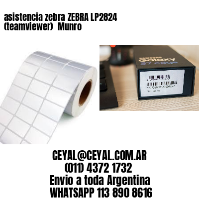 asistencia zebra ZEBRA LP2824 (teamviewer)  Munro