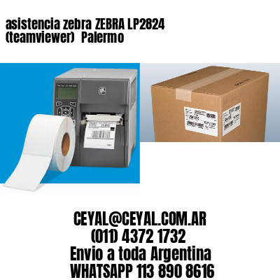 asistencia zebra ZEBRA LP2824 (teamviewer)  Palermo