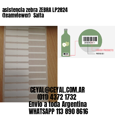 asistencia zebra ZEBRA LP2824 (teamviewer)  Salta