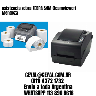 asistencia zebra ZEBRA S4M (teamviewer)  Mendoza