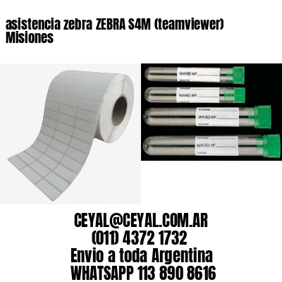 asistencia zebra ZEBRA S4M (teamviewer)  Misiones
