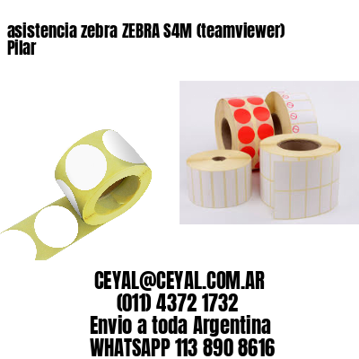 asistencia zebra ZEBRA S4M (teamviewer)  Pilar