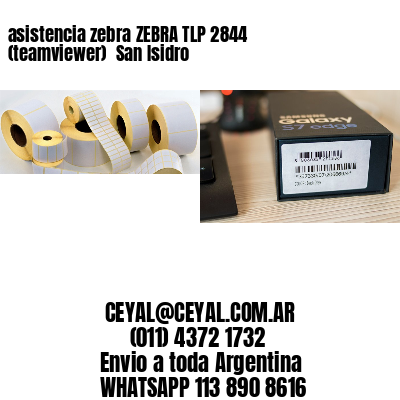 asistencia zebra ZEBRA TLP 2844 (teamviewer)  San Isidro
