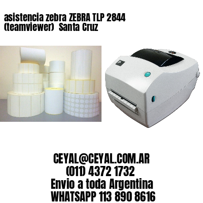 asistencia zebra ZEBRA TLP 2844 (teamviewer)  Santa Cruz
