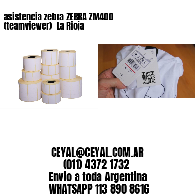 asistencia zebra ZEBRA ZM400 (teamviewer)  La Rioja
