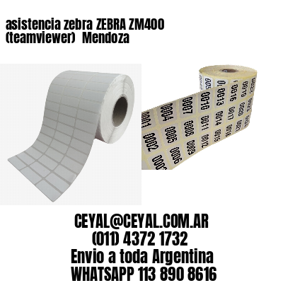 asistencia zebra ZEBRA ZM400 (teamviewer)  Mendoza