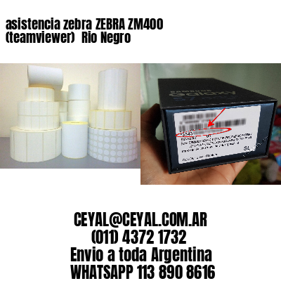 asistencia zebra ZEBRA ZM400 (teamviewer)  Rio Negro